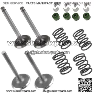 Exhaust & Intake Valve Kit for Kawasaki Mule 4010 2009 2010 2011 2012 2013-2023