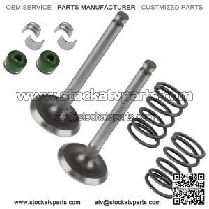 2x Exhaust Valve Kit for Kawasaki Mule 4000 Trans KAF620 2018 2019 2020 2021