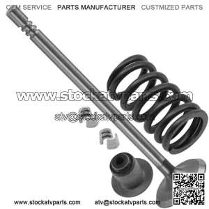 Exhaust Valve Kit For Polaris RZR 4 800 2010 2011 2012 2013 2014