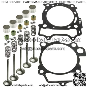Cylinder Intake Exhaust Gasket Valve Kit for Yamaha YZ450F 2006 2007 2008 2009