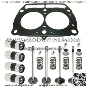 Cylinder Intake Exhaust Valve Gasket Kit for Polaris RZR 800 EFI 2008-2010
