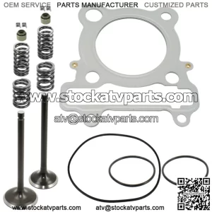 Cylinder Head Exhaust Intake Valve Kit for Yamaha Raptor 250 YFM250R 2008-2013