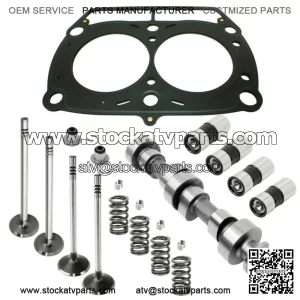 Camshaft and Cylinder Head Valve Gasket Kit Fits Polaris Sportsman 800 2008 2009 (For: Polaris Sportsman 800)