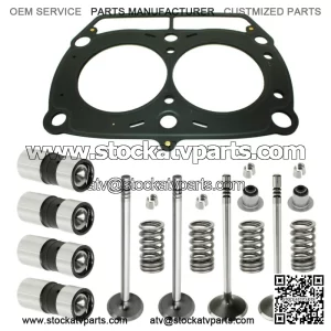 Cylinder Intake Exhaust Valve Gasket Kit for Polaris Sportsman 800 EFI 2006 07 (For: Polaris Sportsman 800)
