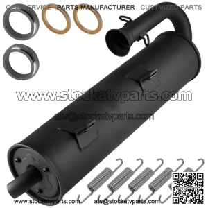 Exhaust Muffler W/Spark Arrester Gasket for Yamaha 5B4-E4710-00-00 5B4E47100000