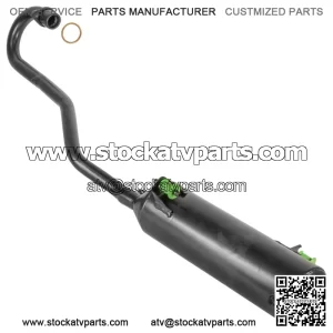 18300-HR3-A20 18291-MV9-000 Exhaust Muffler and Gasket For Honda Rancher TRX420