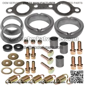 Exhaust Muffler Kit for Polaris Sportsman X2 800 EFI 2007 2008 2009