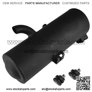 Exhaust Muffler Silencer For Polaris Sportsman 800 4X4 EFI 2007 Black Weld  (For: Polaris Sportsman 800)
