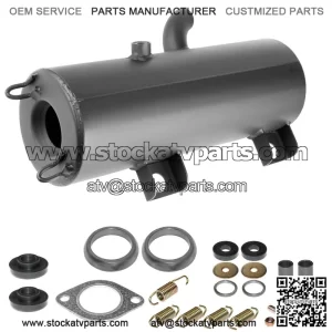 Polaris Scrambler 500 4X4/2X4 2000-2004 Exhaust Muffler Silencer Kit