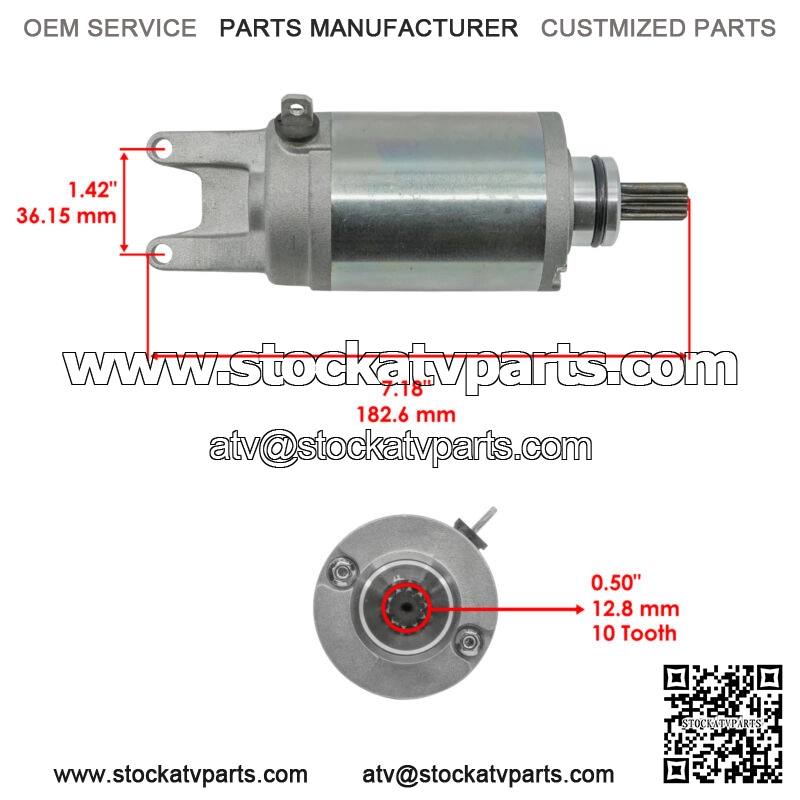 T1311117 T1310804 Starter Motor for Triumph TT600 Daytona 650 Speed Four - Image 2