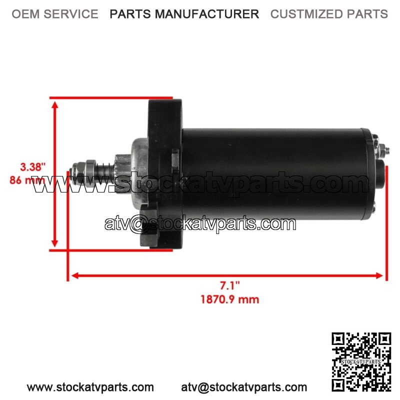 Starter For Evinrude Johnson Marine Outboard J15EL 15HP 15 HP 1980-1993 - Image 3