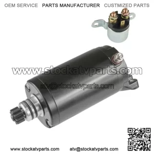 Starter And Relay Solenoid for Bombardier Can-Am Quest 650 / Max 650 2002-2004
