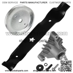 Deck Spindle w/Pulley & Blade for Husqvarna YTH180 YTHK180 YTH2046 46"