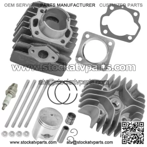 Top End Cylinder Kit for Suzuki LT50 QuadRunner 1985-1987 11111-04001
