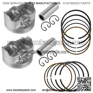 2x Cylinder Piston Ring Kit for Kawasaki Teryx 4 750 KRT750 4X4 EPS 2012 - 2013