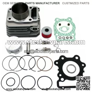 For 1988-2000 Honda TRX 300 Fourtrax FW 4x4 2x4 Cylinder Top End Rebuild Kit NEW (For: Honda)