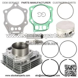 For Honda Foreman 450 Top End Cylinder Piston Gaskets Rebuild Kit 1998-2004
