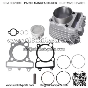 For 1999-2004 Yamaha Bear Tracker 250 YFM250 Cylinder Piston Gasket Top End Kit