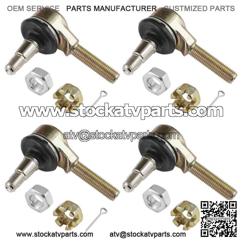 Tie Rod End Kit for Yamaha Grizzly 90 YFM90 YFM09GY 2019-2023 Qty 4