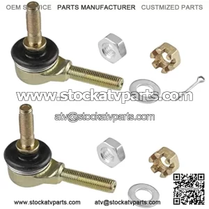 Tie Rod End Kit Compatible with Kawasaki Kvf400A Kvf400C Prairie 400 4X4 1997 1998 1999 2000