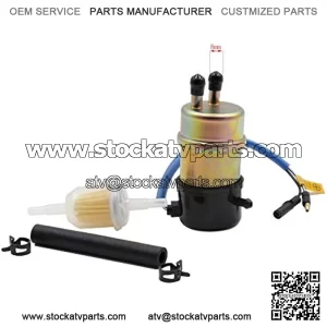 Electric Fuel Pump 12v Kawasaki Mule Fuel Pump 49040-1055 KAF620 3000 3010 3020 2520 2500 2510 1000(8mm In/Outlet)