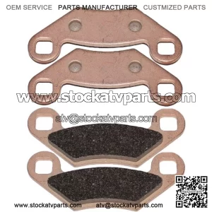 Front Brake Pads for Polaris Scrambler 500 2X4 2008 2009 Sintered