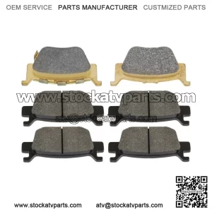 Rear & Front Left Right Brake Pads for Honda Rincon 680 TRX680 2006-2023