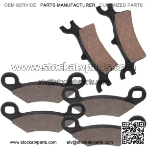 Front Rear Brake Pads for Polaris Sportsman 800 EFI 2005 2006 2007 2008 (For: Polaris Sportsman 800)