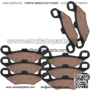 Brake Pads for Polaris Sportsman 800 Touring EFI 2008 2009 Front Rear Brakes
