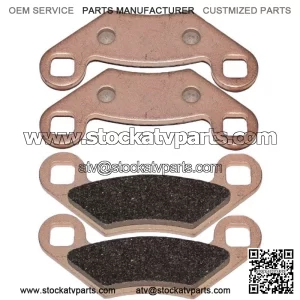 Front Brake Pads for Polaris Sportsman 800 HO EFI 2008 2009 Sintered Brake Pads (For: Polaris Sportsman 800)