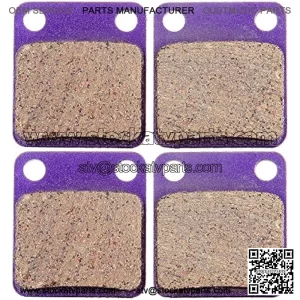 Brake Pads For Suzuki Eiger 400 2002-2007 for Honda ATC250R 1981-1982, 2 Sets Front and Rear Brake Pads