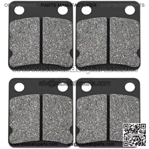 Front and Rear Brake Pads for Yamaha Grizzly 400 450 YFM250 YFM350 YFM400 YFM450 Wolverine Kodiak Big Bear YFZ350 YFZ350 YFZ450 Warrior Banshee 1995-2014