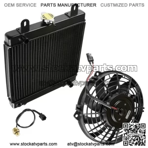 Polaris Scrambler 500 2X4/4X4 2001-2003 Radiator & Cooling Fan