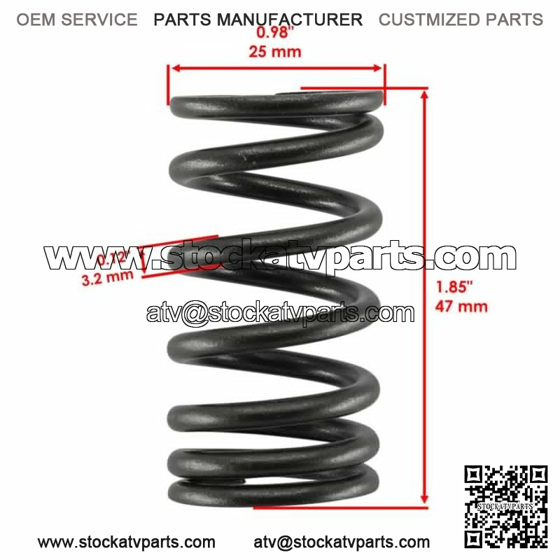 2x Exhaust Valve Spring for Honda CRF250R 2008-2009 / 14761-KRN-A11 - Image 2