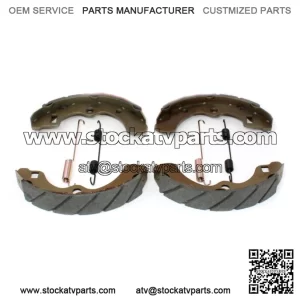 2 Sets GROOVED REAR BRAKE SHOES SPRINGS 09-13 Kawasaki KAF 950 Mule 4010 Diesel