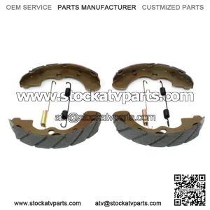 2 Sets GROOVED FRONT BRAKE SHOES SPRINGS 09-13 Kawasaki KAF 950 Mule 4010 Diesel