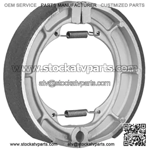 Rear Brake Shoes Pads for Suzuki Eiger 400 LT-F400 2002-2008, King Quad 400 LT-A400F 2008-2015, LT-F400F FSi 2012-2015- LT-A400FZ ASi 2011-2017, LT-A400 2008-2009, LT-F 4WD 1997-1998, Replace S606