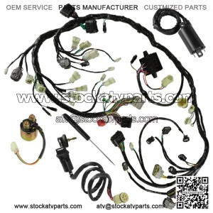 Wiring Harness Switch Key Coil Starter Relay for Honda Rincon TRX680FA 2006-2007