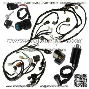 Wiring Harness Switch Key Coil Relay for Yamaha Raptor 700 YFM700R SE 2009-2012