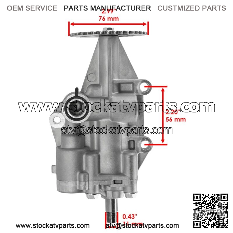 Engine Oil Pump For Polaris RZR 1000 General 1000 3023124 2017-2023 - Image 3
