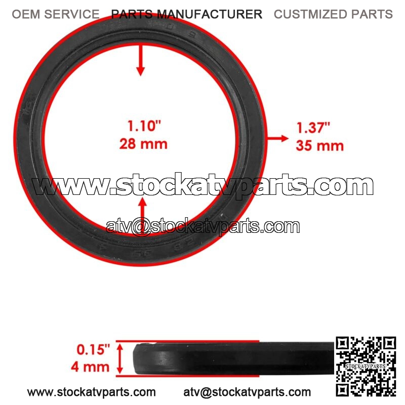 Rear Swing Arm Oil Seal For Yamaha YZ250F 2001 2002 2003 2004 2005 QTY 4 - Image 2