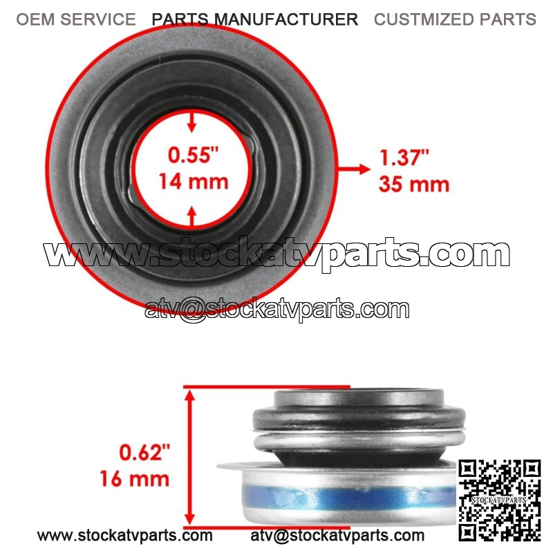 Mechanical Water Pump & Oil Seals for Kawasaki 92049-0041 49063-1002 - Image 2