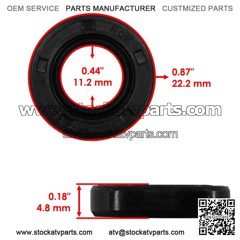 Engine Cover Oil Seal For Kawasaki 92049-0783 / 92049-0041 - Image 2