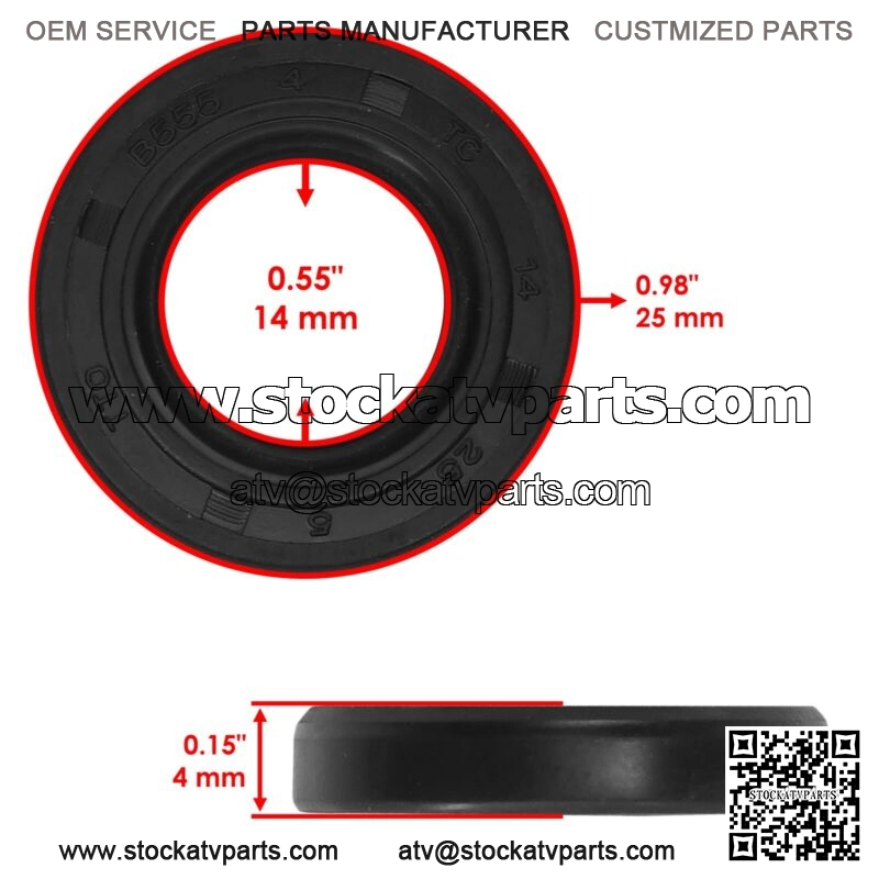 Oil Seal for Yamaha XS1100 1978 1979 1980 1981 / 93101-14007-00 93104-14004 - Image 2