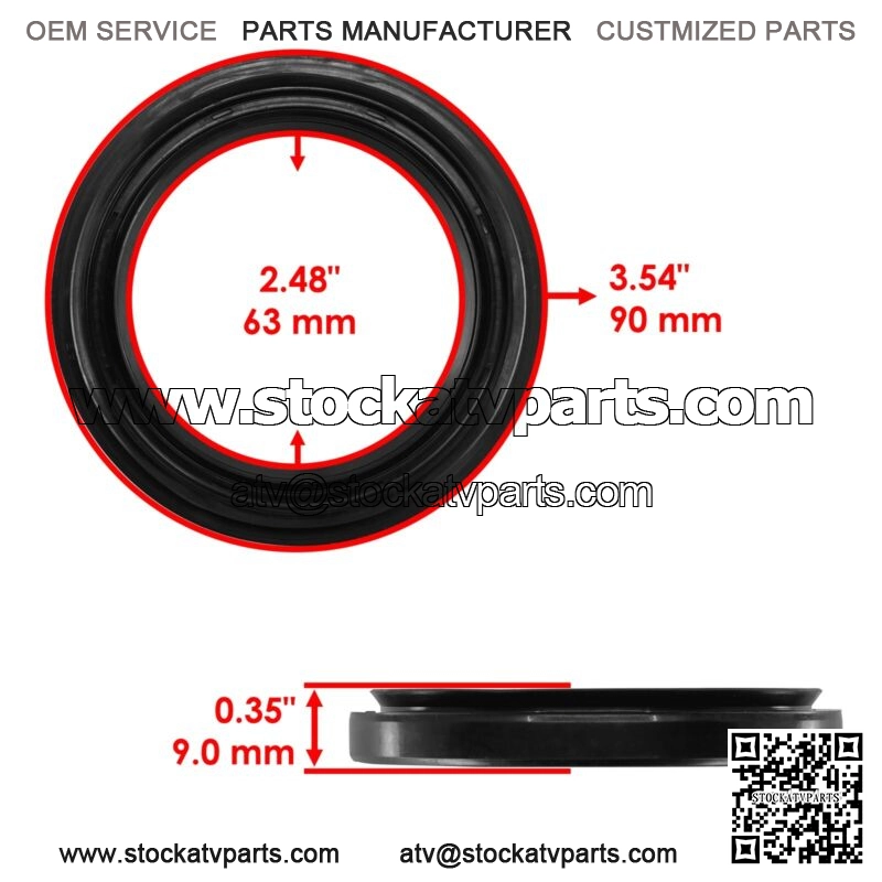 Rear Differential Seal & O ring Kit for Yamaha Grizzly 660 Hunter 2005-2008 - Image 3