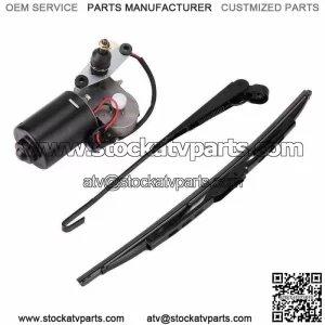 UTV 12V Electric Windshield Wiper Motor Kit for Polaris Kawasaki Hard Coated