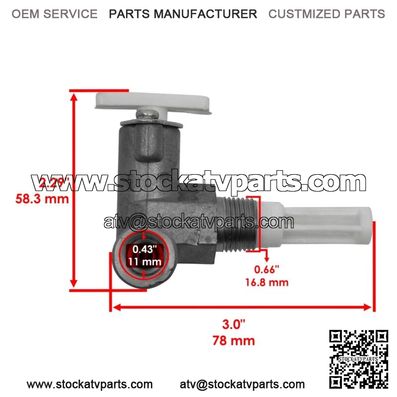 Fuel Tank Shut Off Valve For Massey Ferguson 35X 50 65 231 765 20E - Image 2