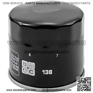 138 Oil Filter for Suzuki Eiger 400 LTA400 Kingquad 400 450 500 750 GSXR 1100 1000 750 600 Boulevard C50 C90 M109R M50 V-Strom 1000 650 DL650 Bandit 1200 1250 Burgman 650 Intruder 800