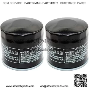 2 Pack Yerbay Compatible Motorcycle Oil Filter for Suzuki LTF500 F Quadrunner 1998-2002 / LTF500F Vinson 4X4 500 2002-2007