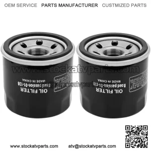 Oil Filter for SUZUKI LTF500 F QUADRUNNER 500 1998-2002 LTF500F VINSON 4X4 500 2002-2007 LTF500F VINSON 4X4 CAMO 500 2005-2007(pack of 2)